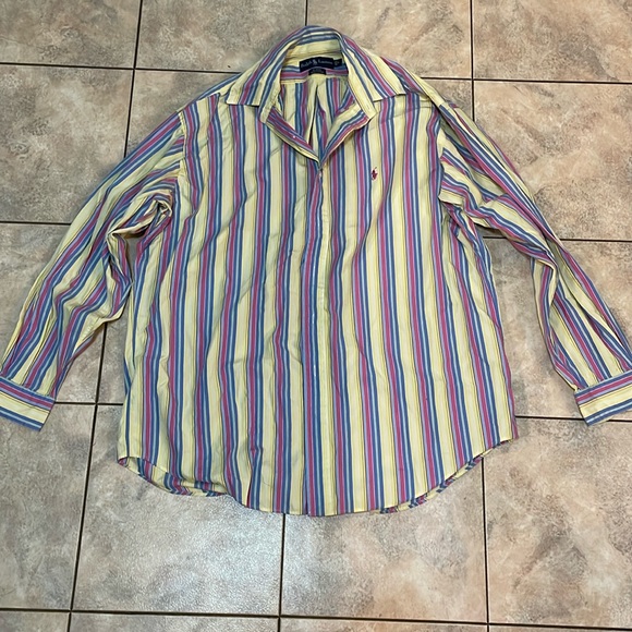 Ralph Lauren Other - Ralph Lauren Blake men’s large beautiful pastel stripe button down dress shirt